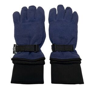 Thinsulate Kids Blue and Black Mittens Waterproof  GUC